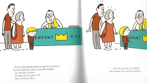 un enfant parfait imparfait, la réclamation, et à quand les parents parfaits?, l'école des loisirs